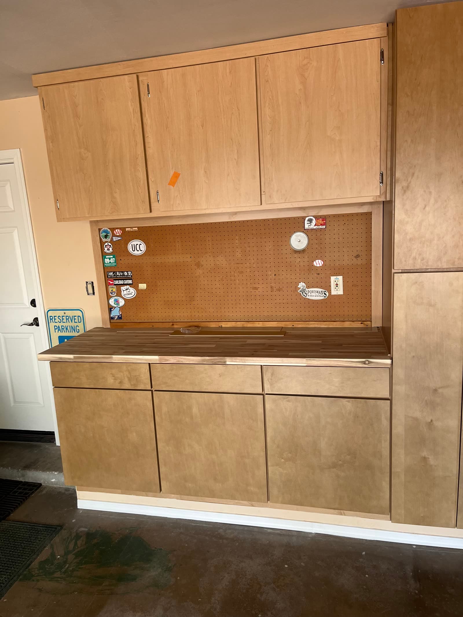 Custom built cabinetry